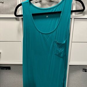 Grace & Lace Teal Tank Top